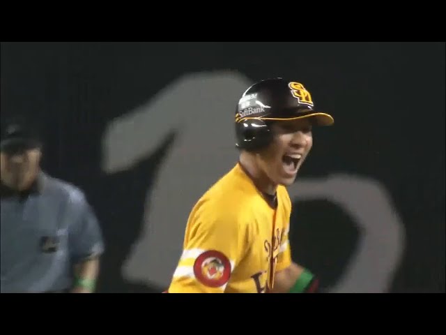 【5回裏】おかえりホークス・本多!! 4/12以来のスタメンでマルチヒット!! 2015/7/7 H-E