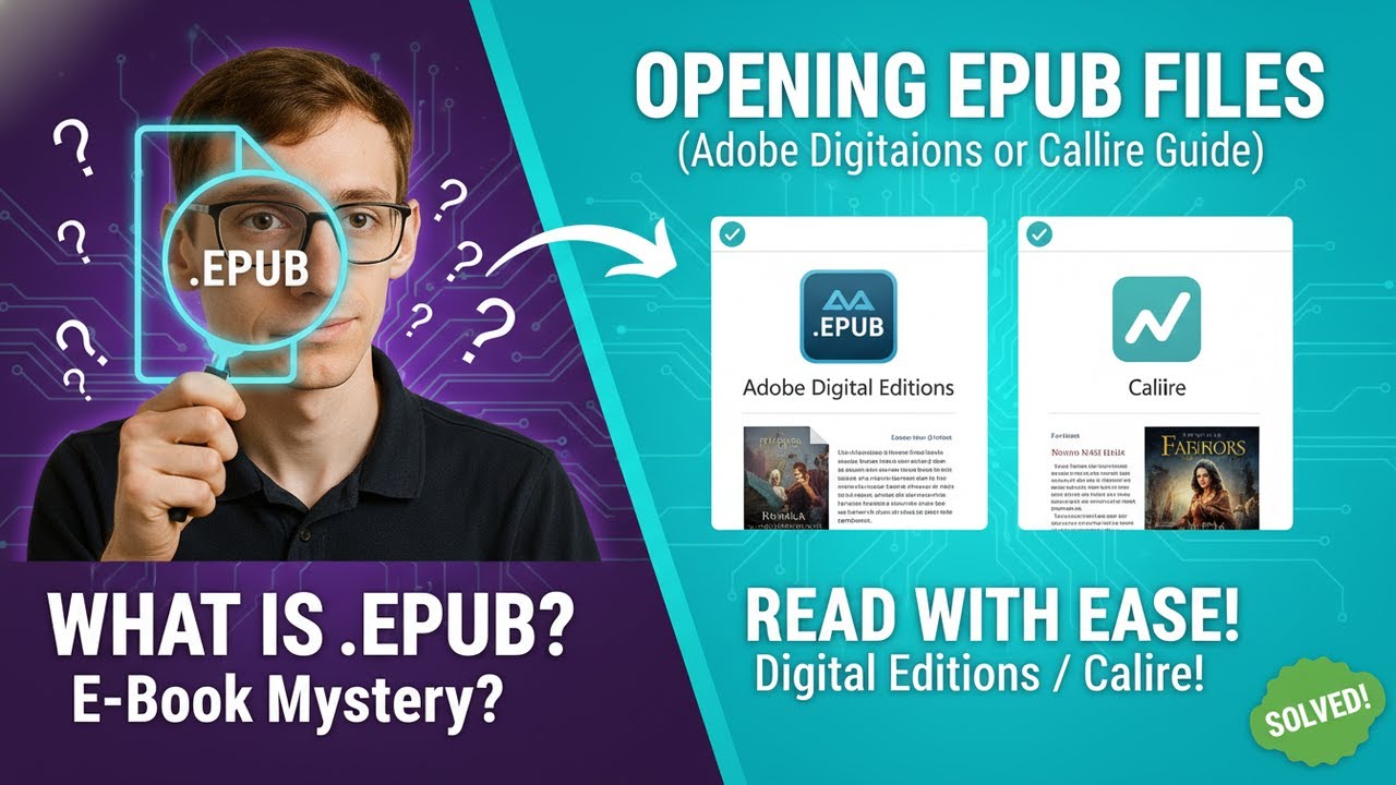 Opening EPUB Files (Adobe Digital Editions or Calibre)
