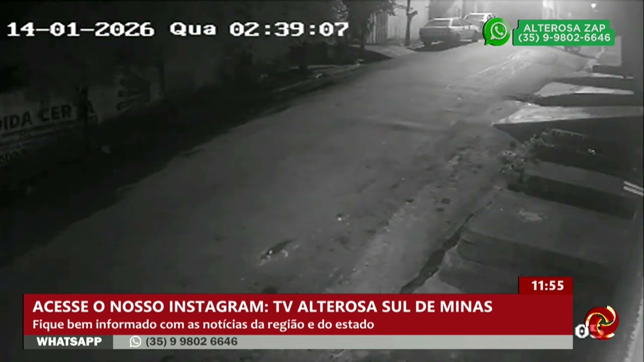 Vídeo: moto é furtada em Varginha