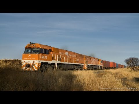 NR30 & NR31 "Great Southern" Locomotives Leading 5MA5 - PoathTV Australian Trains & Railways