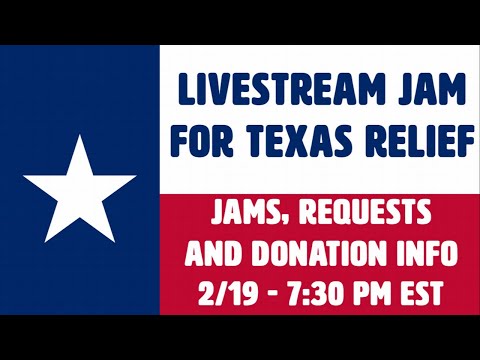 Livestream Jam for Texas Relief