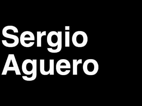 How to Pronounce Sergio Aguero Manchester City Football Goal Penalty Kick Yellow Red Card Injury