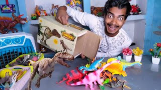 Download lagu Dinosaurs Figure Unboxing T-rex Tyrannosaurus Rex, Triceratops, Stegosaurus.. Dinoz Home mp3