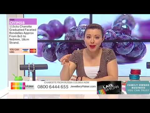 How to create Wirework Jewellery - Jewellery Maker Late Show - LIVE - 17/05/15