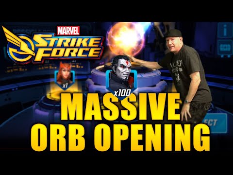 8 Mega Orbs - 100 Milestone Orbs - MARVEL Strike Force - MSF