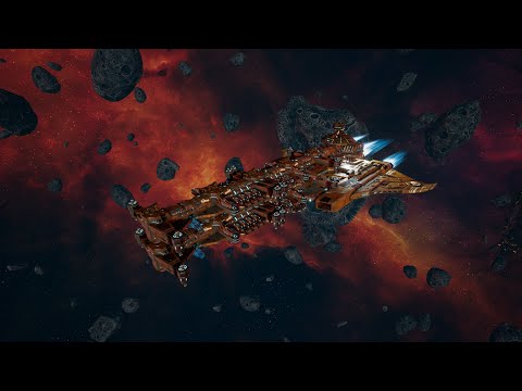 Tau Merchant Fleet vs Space Marines - Skalgrim Mod - 4K Quality - Battlefleet Gothic Armada 2
