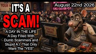 IT'S A SCAM! A DAY IN THE LIFE! A Day Filled With Dumb Scammers & A.I. That Only Wants The YES