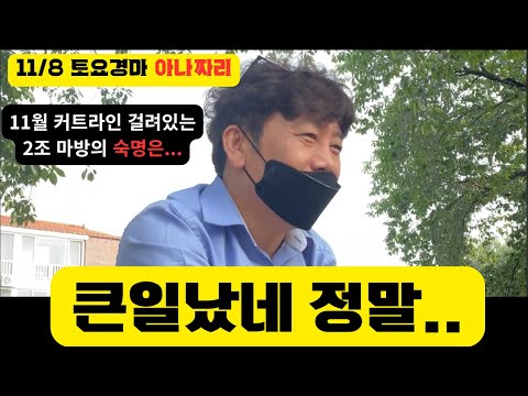 11/8 토요-윤택-경마 아나짜리 쉿! 배당 떨어집니다