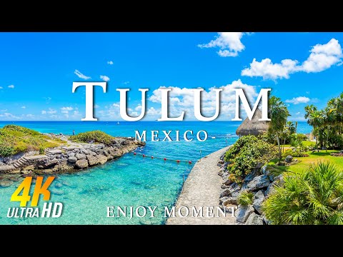 Tulum 4K Amazing Aerial Film - Relaxing Piano Music - Beautiful Nature - 4K Video Ultra HD