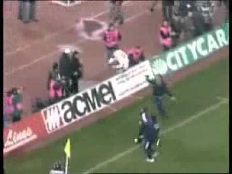 gol cassano bari-inter 2 a 1 audio stadio stagione 1999/2000 beautiful goal best