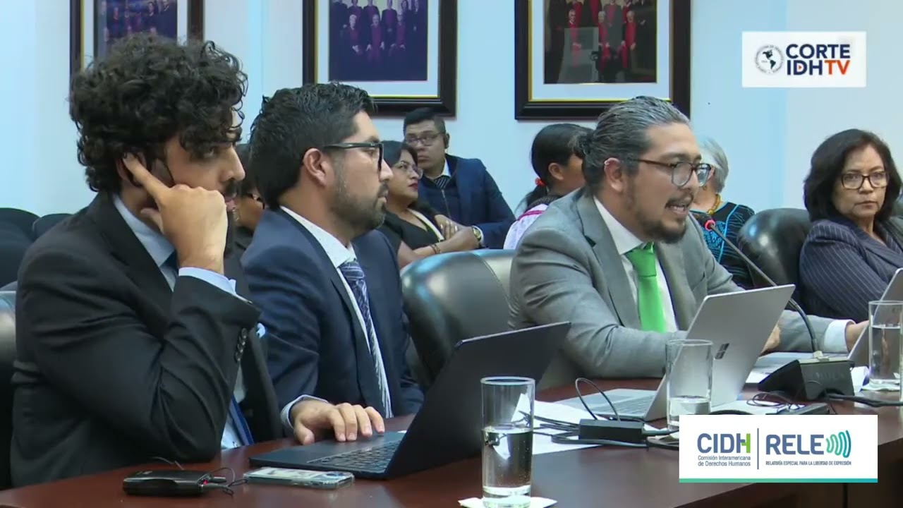 Pedro Vaca en la audiencia ante la Corte IDH, sobre Caso Ascencio Rosario y otra Vs México