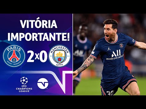 Gols e lances de PSG x Manchester City
