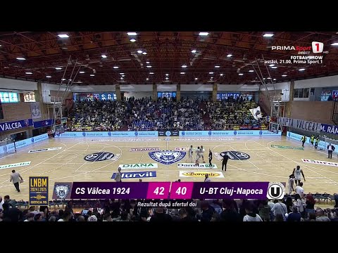 Baschet, Liga Naţională: CS Vâlcea - UBT Cluj. Înregistrarea meciului ce a adus prima finalistă