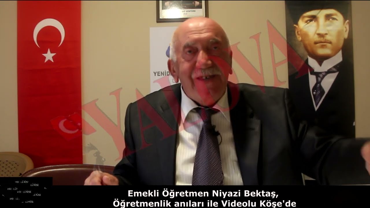 Emekli Öğretmen Niyazi Bektaş Anılarını Videolu Köşede Paylaştı