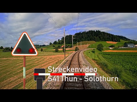 Führerstandsmitfahrt / cab ride S41 Thun - Solothurn