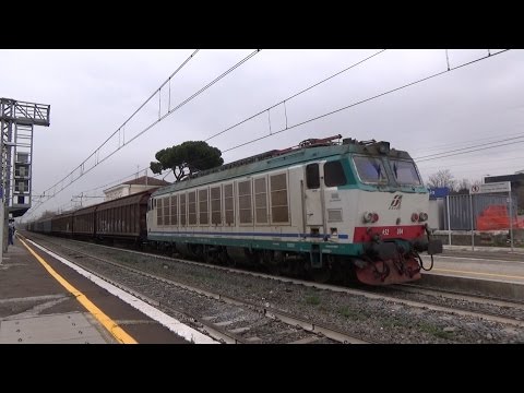 E652.004 sul MRS 61313 Lecco Maggianico - Villa San Giovanni Bolano, in transito a Pomezia