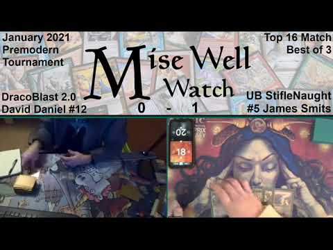 January 2021 Premodern Monthly - Top 16 Match - DracoBlast 2.0 vs UB StifleNaught