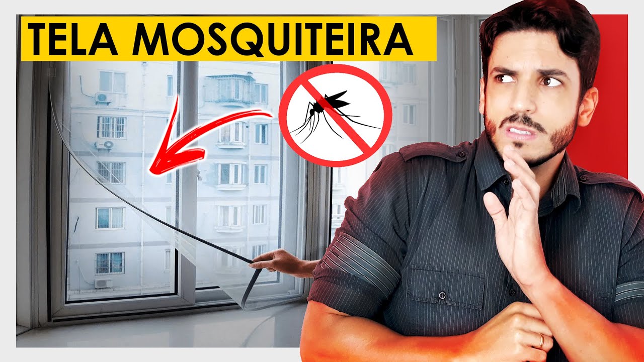 TELA MOSQUITEIRO - BARATO E FÁCIL DE INSTALAR EM PORTAS E JANELAS