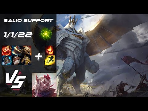 SUPPORT Galio vs Rakan - EU Master Patch 14.19