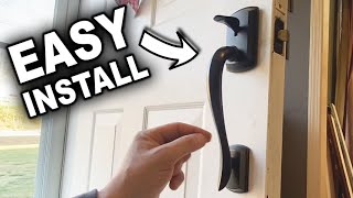 How to Install Entry Door Handle Pull