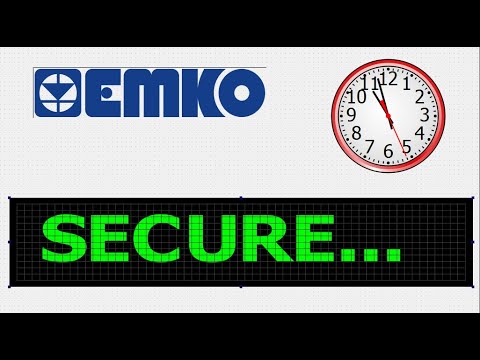 Emko Proop HMI User Level Identification, Authorization and Password Addition #hmi #automation #plc