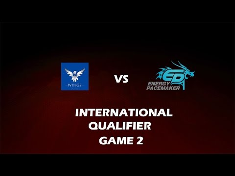 the wings gaming(WINGS) VS Energy Pacemaker gaming(EP) Dota 2 International China Qualifiers Game 2