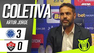 COLETIVA ARTUR JORGE | AO VIVO | Cruzeiro x Vitória - Brasileirão 2026