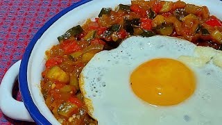 🥘 PISTO DE CALABACÍN 🥒🍆Y BERENJENA CON HUEVO 🍳// BEATRIZ COCINA