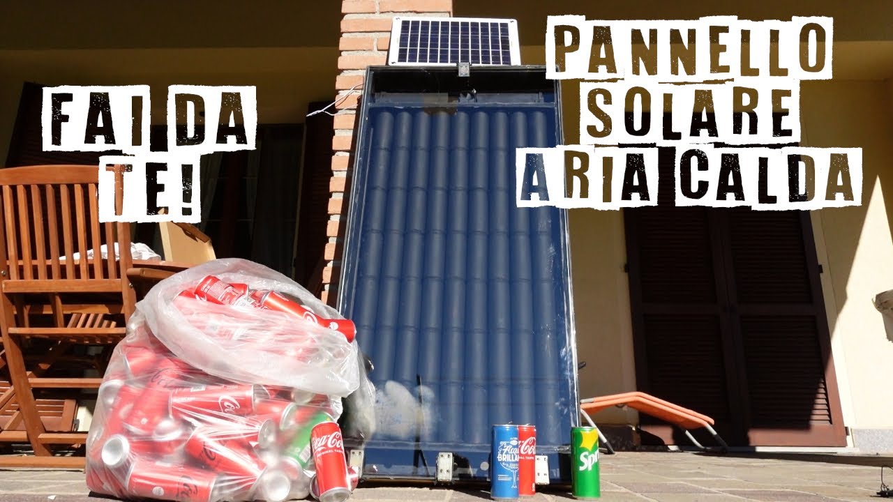Watch Now Stufa solare, pannello solare ad aria calda fai da te Casa calda senza riscaldamento No pellet e gas Stufa solare, pannello solare ad aria calda fai da te Casa calda senza riscaldamento No pellet e gas