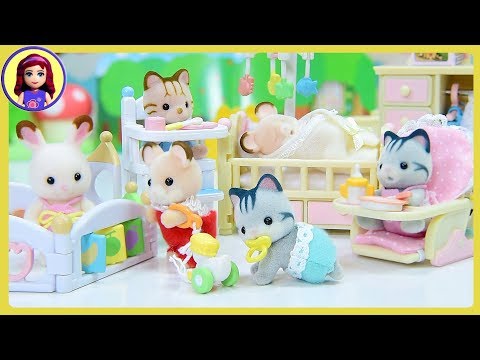 Opening Lots More Baby Stuff - Sylvanian Families Calico Critters
