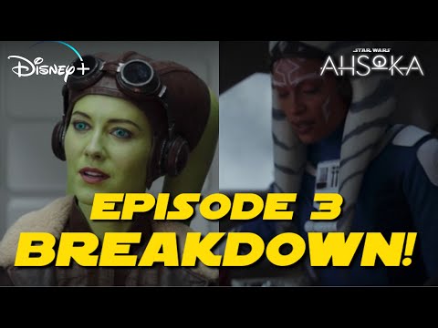 AHSOKA EPISODE 3 BREAKDOWN+EASTER EGGS+THINGS MISSED! | Star Wars Ahsoka, Thrawn, Sabine, Disney+
