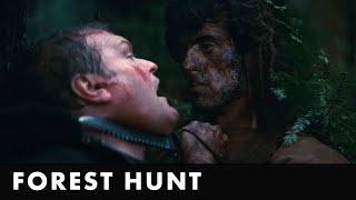 RAMBO: FIRST BLOOD - Forest Hunt Clip [4K] - Starring Sylvester Stallone