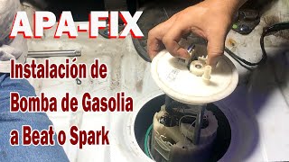 Bomba de Gasolina de Beat o Spark COMO INSTALARLA paso a paso