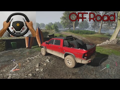 RAM Rebel Trx 4*4 | Forza horizon 4 | Steering Wheel ( Thrustmaster Ferrari F430 ) | Gameplay
