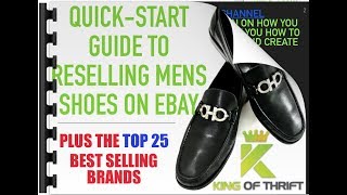 How to Sell Shoes on eBay. TOP 25 MEN