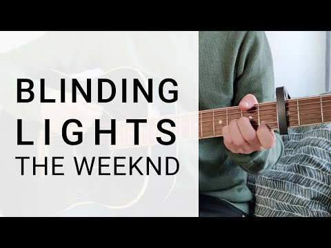 The Weeknd - Blinding Lights | FAST Guitar Tutorial | EASY Chords