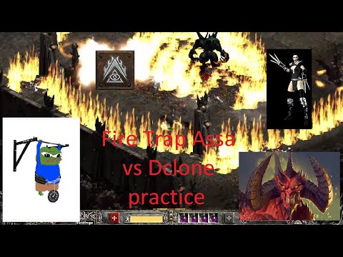 PD2 Season 4 Fire Trap Assassin Dclone practice
