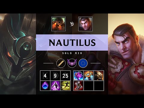 Nautilus Mid vs Jayce - EUW Master Patch 25.18