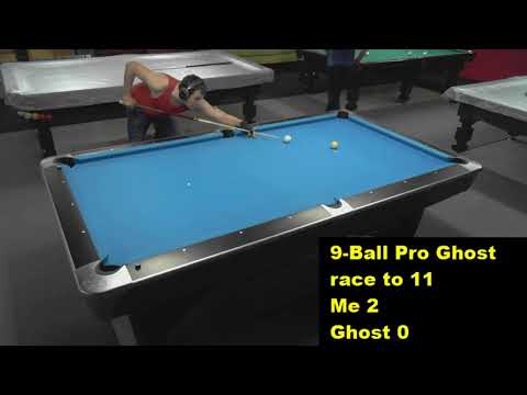 Me vs. 9-ball Ghost without ball in hand!