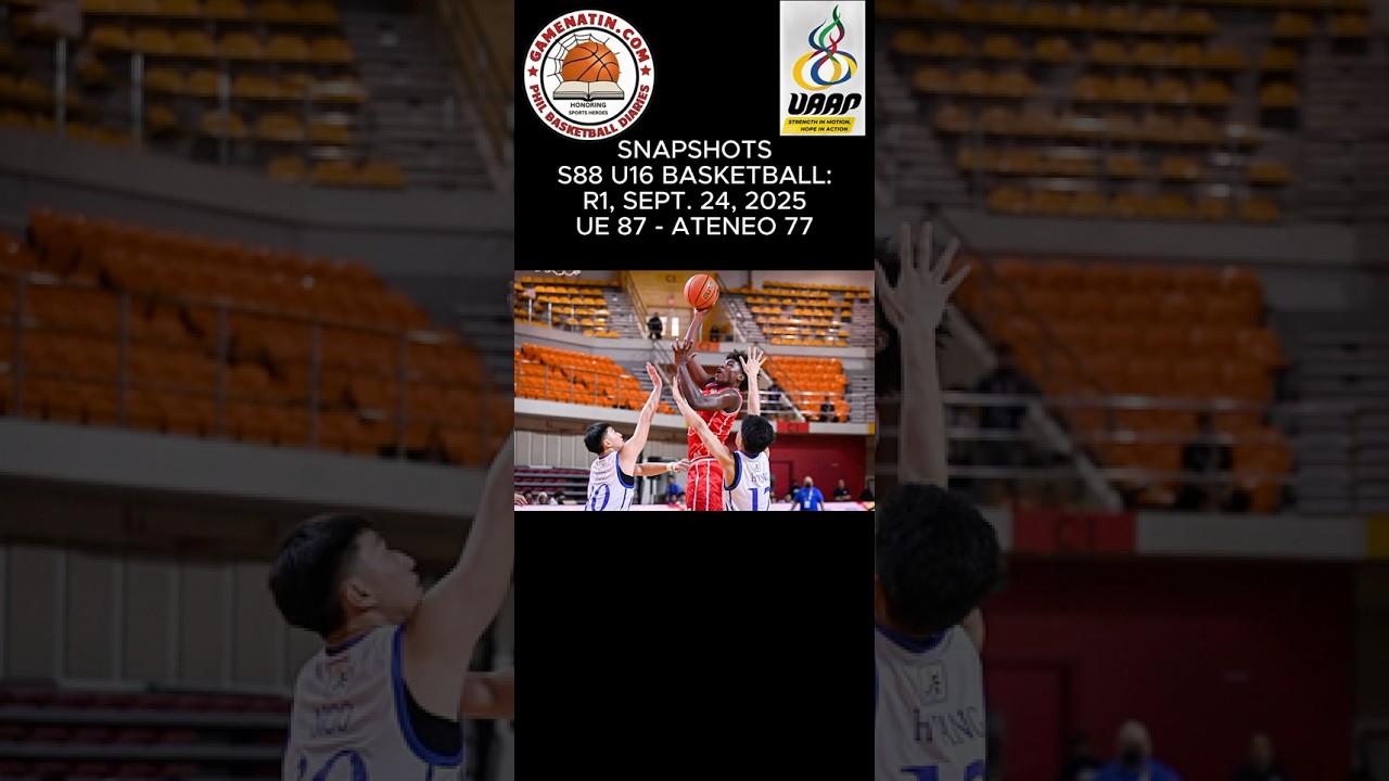 Snapshots: U16 Basketball - UE 87 - Ateneo 77
