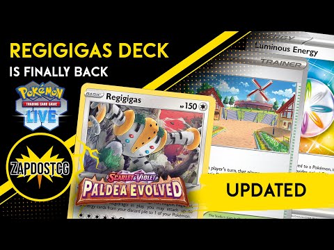 Is The Regigigas Deck Good Again With Paldea Evolved!? (Pokemon TCG)