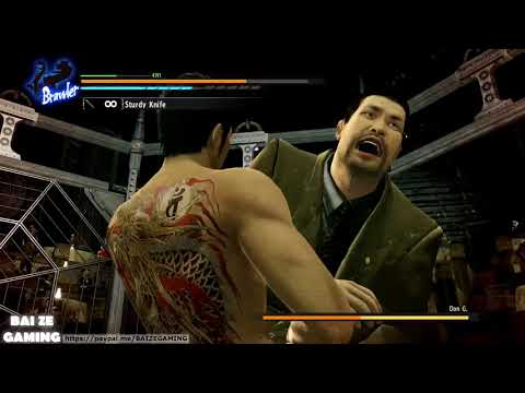 Yakuza Kiwami Pt63 - Easy Coliseum Grinding and Zombie Majima!