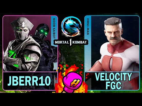 MK1 Jberr10 (NOOB SAIBOT) VS Velocity FGC (OMNI-MAN)🥊Mortal Kombat 1🥊4K 60ᶠᵖˢ
