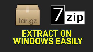 How to Extract tar.gz File In PC/Laptop Using 7zip [EASY]