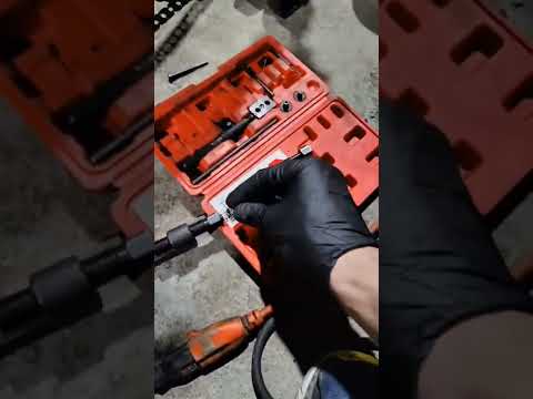 Motorcycle Chain riveting tool #chain