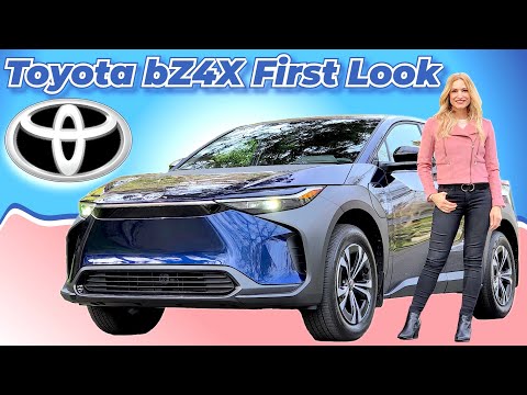 2023 Toyota bZ4X electric SUV first look
