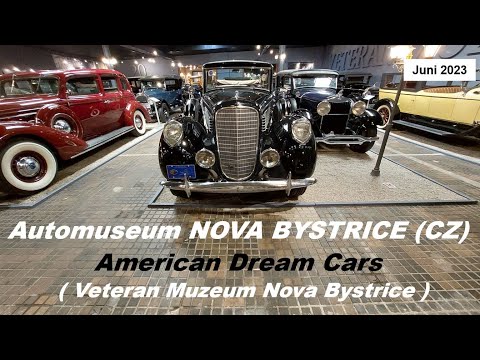 Automuseum NOVA BYSTRICE (CZ) - Juni 2023 - American Cars, Veteran Muzeum Nova Bystrice, Tschechien