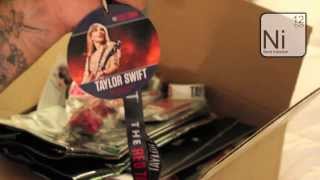 Video thumbnail for Taylor Swift 2013 "The Red Tour" VIP Merchandise Package Contents and Review by NerdInitiative