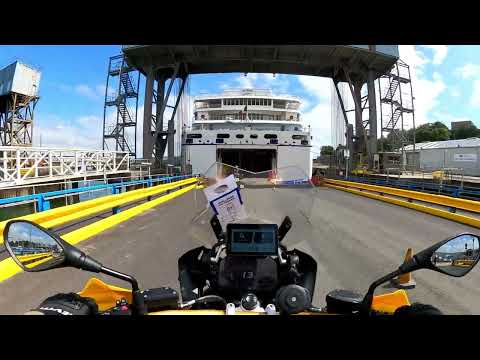 Plymouth to Santander Ferry the boarding process.