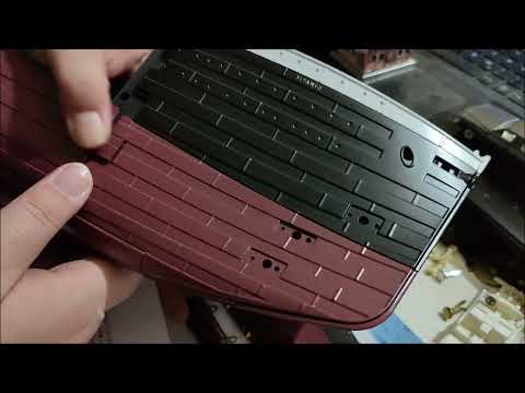 Hachette 21 Titanic Bausatz 1:200 und die Probleme bei der Montage eines weiteren Rumpfteils